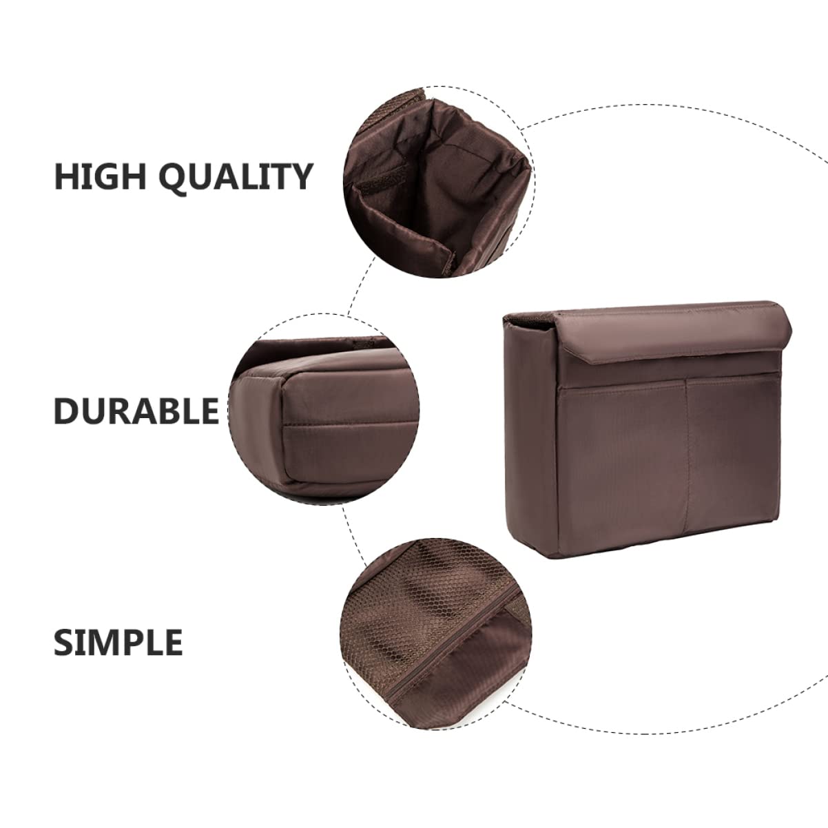 2 Piezas Bolsa de Almacenamiento para Cámara y Ligera Bolsa Acolchada Profesional para Lentes de Cámara Accesorio de Fotografía con Compartimentos Diseño Práctico y Resistente para