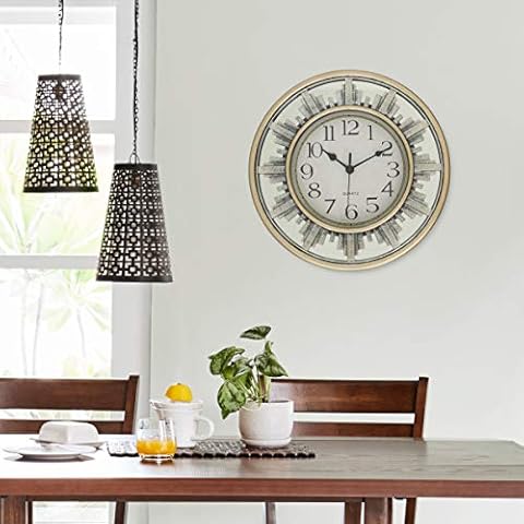 Home Centre Corsica Textured Wall Clock - 30 cm Cover