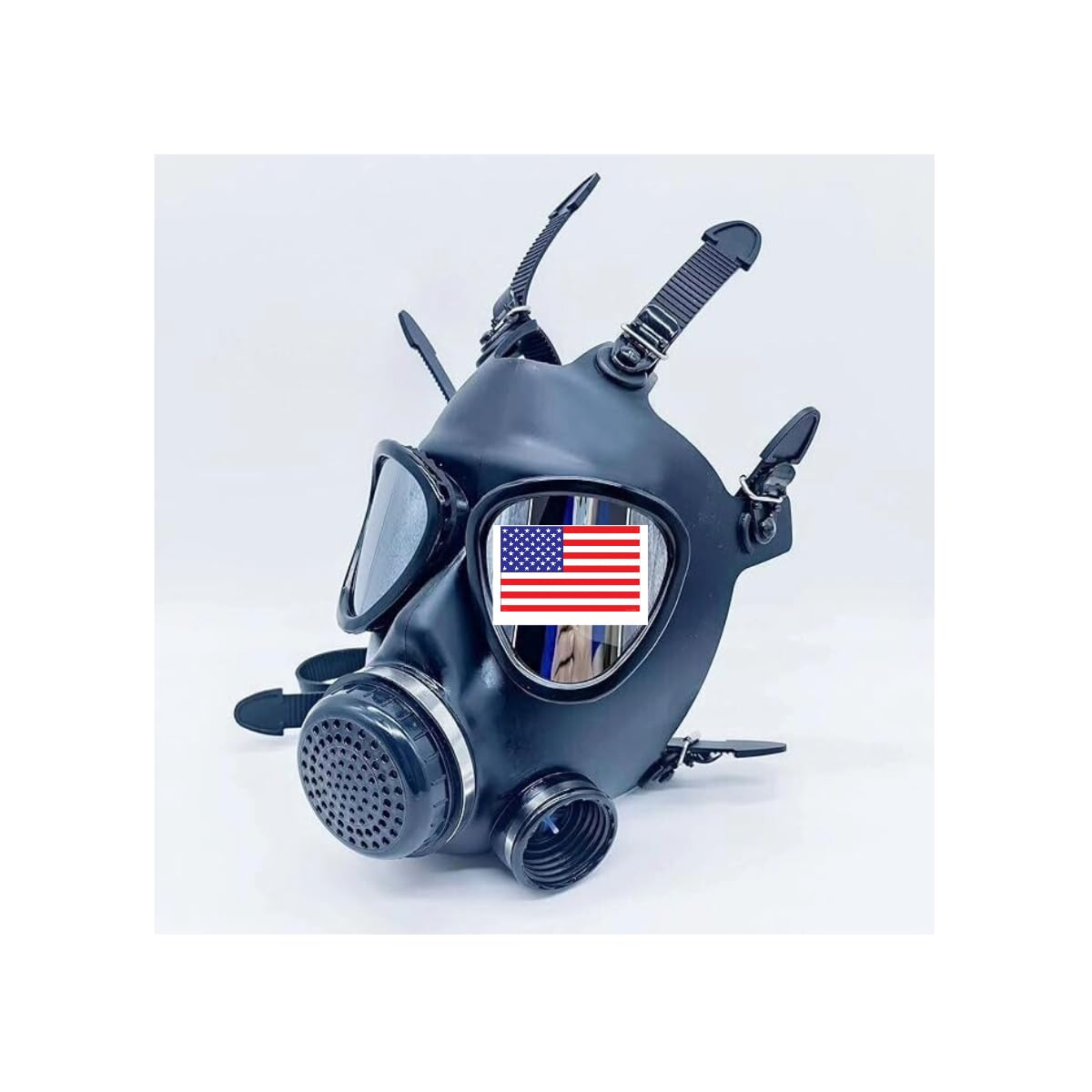 Gas Mask Face Respirator CBRN Shield Israeli Military Grade Survival & Tactical for Chemical Fumes, Particulates, Military Grade Construction