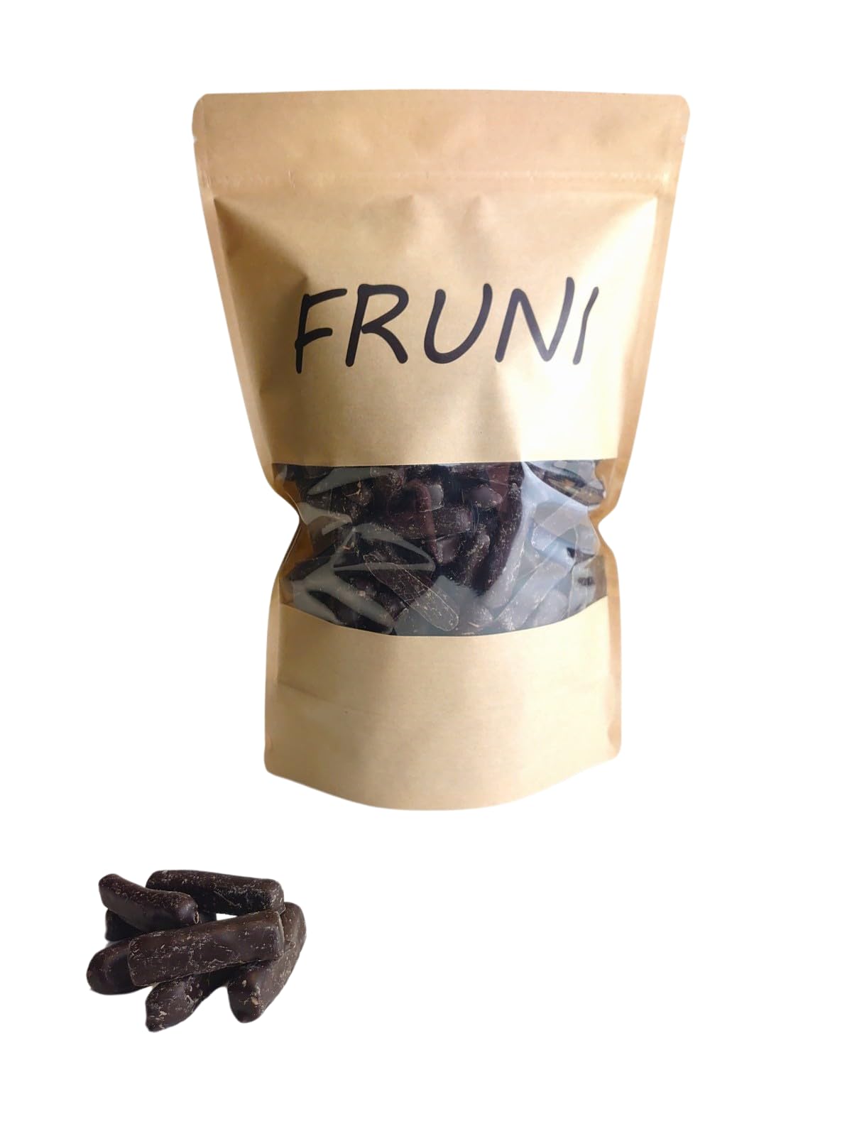 FRUNI Ingwer Stäbchen Zartbitter | Schokolierte Ingwerstäbchen in Zartbitter Schokolade | 1 KG