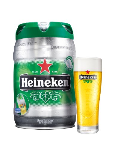 Krups y Heineken B100 Dispensador de cerveza con tecnología de Heineken, barril, color negro