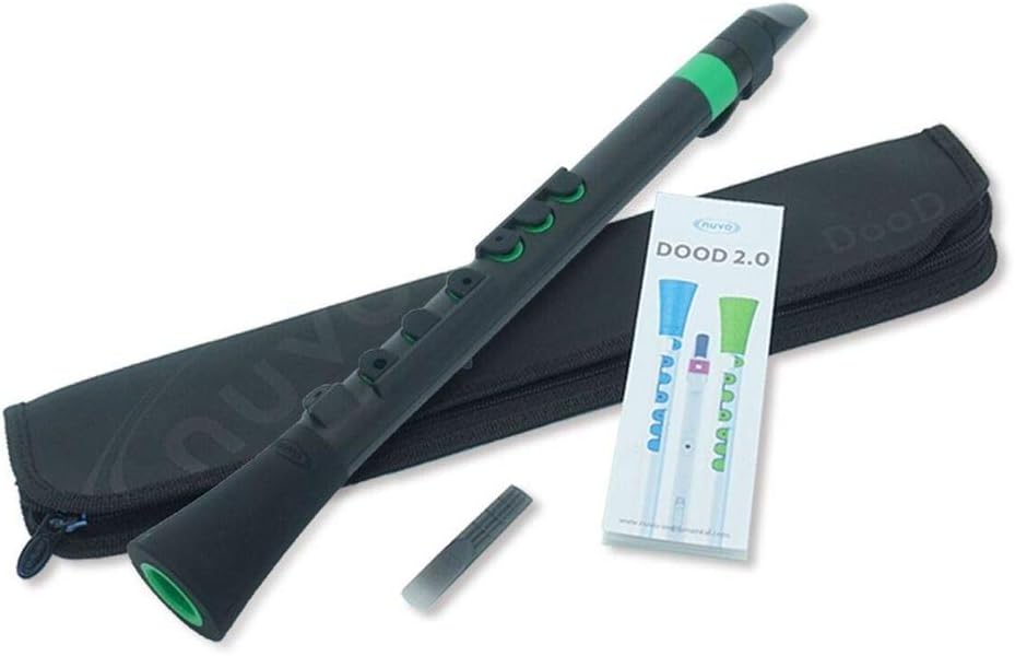 Dood 2.0 Student Clarinet, Black/Green