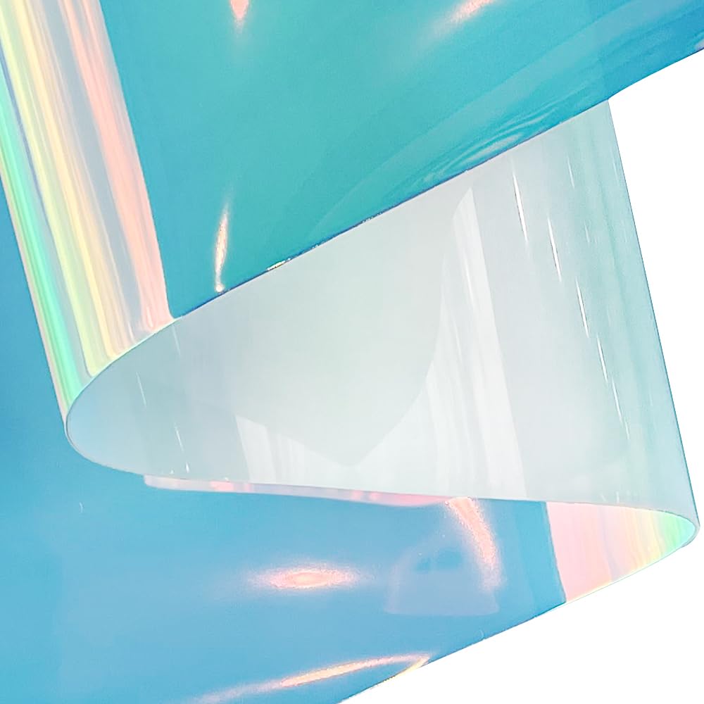 Amazon.com: ONEART | 30 Gauge Holographic Clear Vinyl Roll, 12