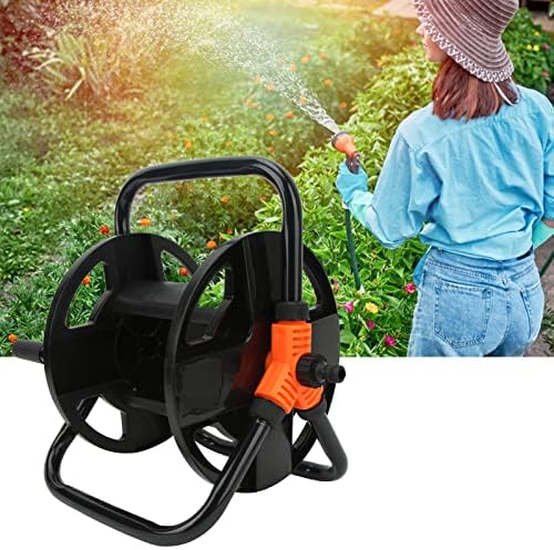 Ejoyous Hose Reel, Garden Hose Storage Cart, Black, 16mm, 20m, Modern Style, Manual Winding, Freestanding image 3