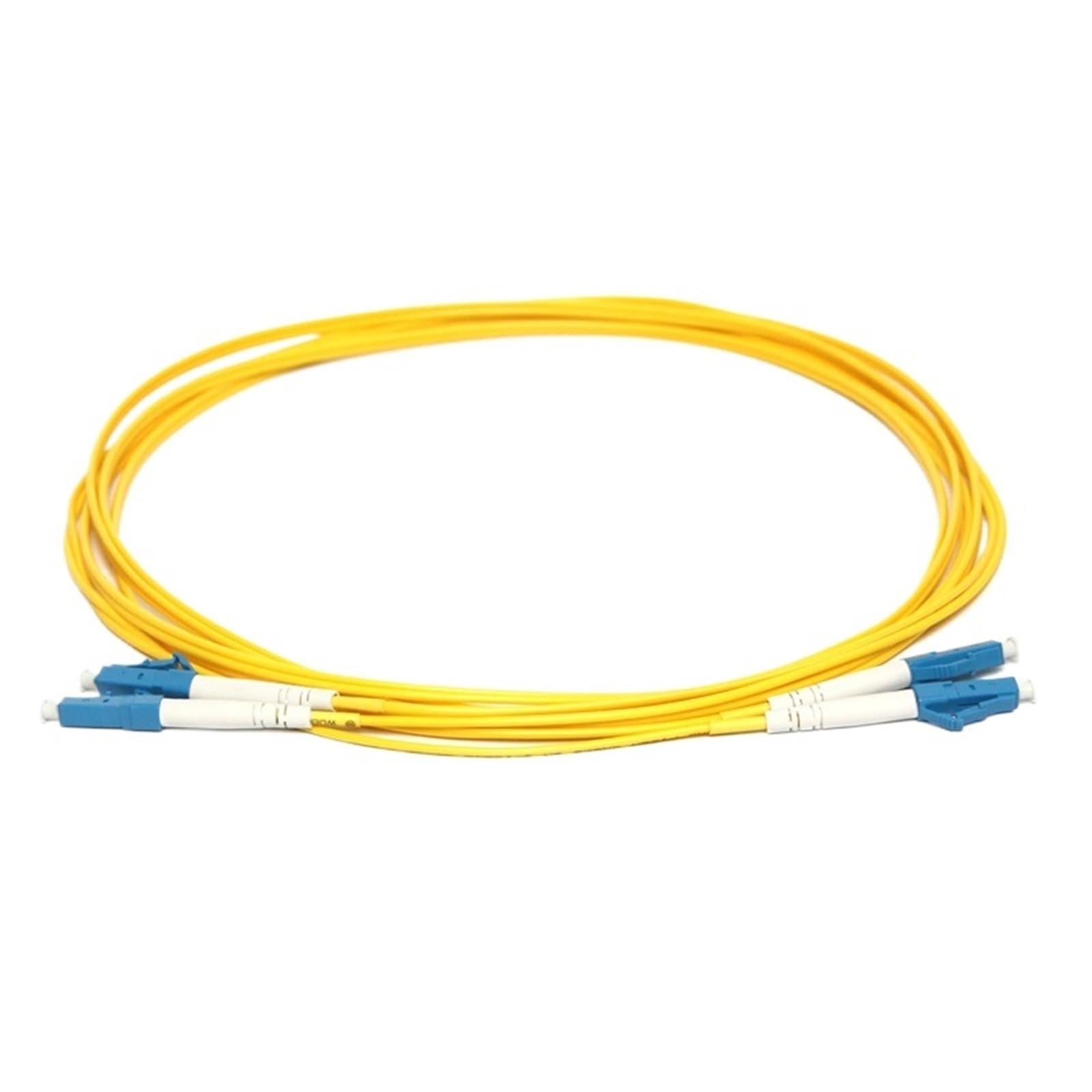 Cavo patch in fibra ottica duplex LC-LC, cavo jumper, SM Duplex 9/125 PVC, 2,0 mm, 1 M 2 M 3 M 5 M, 10 pezzi/lotto(5m)