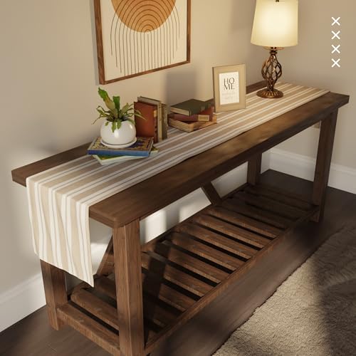 Encasa XO Tischläufer, Baumwolle, Schwerer Stoff 32x230 cm – Ansicht 2