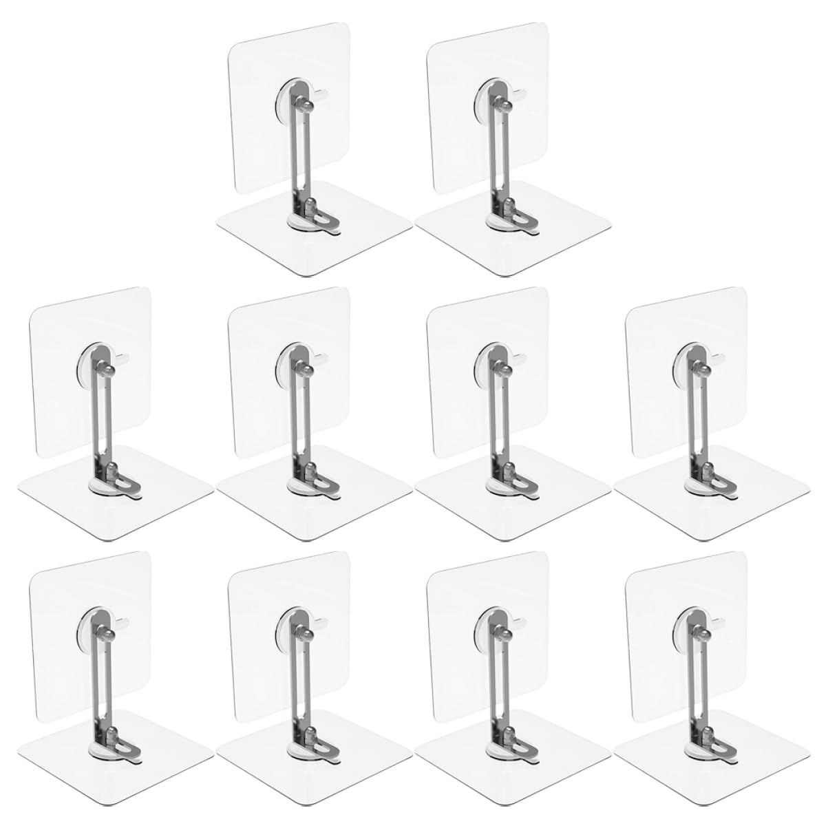 Supvox 50 Sätze Anti-Fall- Möbel nachweisen klein Proofing Beschützer zurrgurt bücherregal Sicherheitsanker für die Kommode Kommodenanker für Babysicherheit Acryl