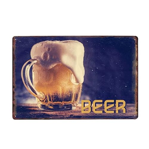 Beer Sign - Metal Tin Sign Retro Vintage Plaque