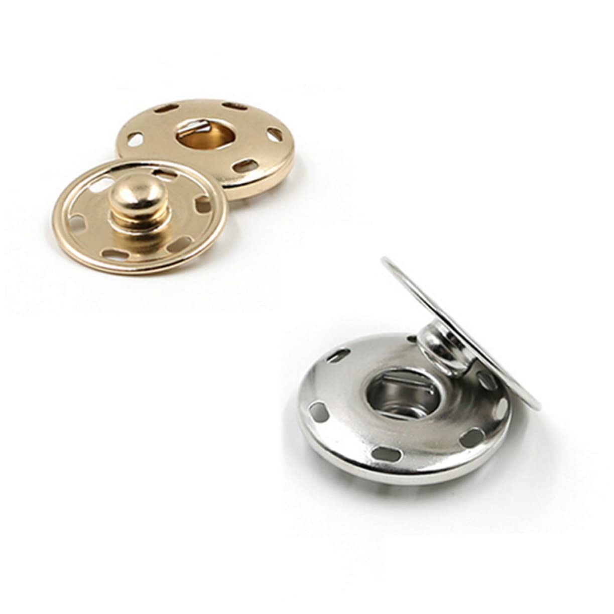 750 Juegos De Broches Metálicos Para Ropa De 15 Mm De Diámetro De Latón Redondos Para Abrigos Chaquetas Y Vaqueros Accesorios De Costura.