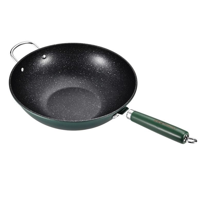 Wok de Acero al Carbono con Antiadherente y Fondo Plano miniatura 4