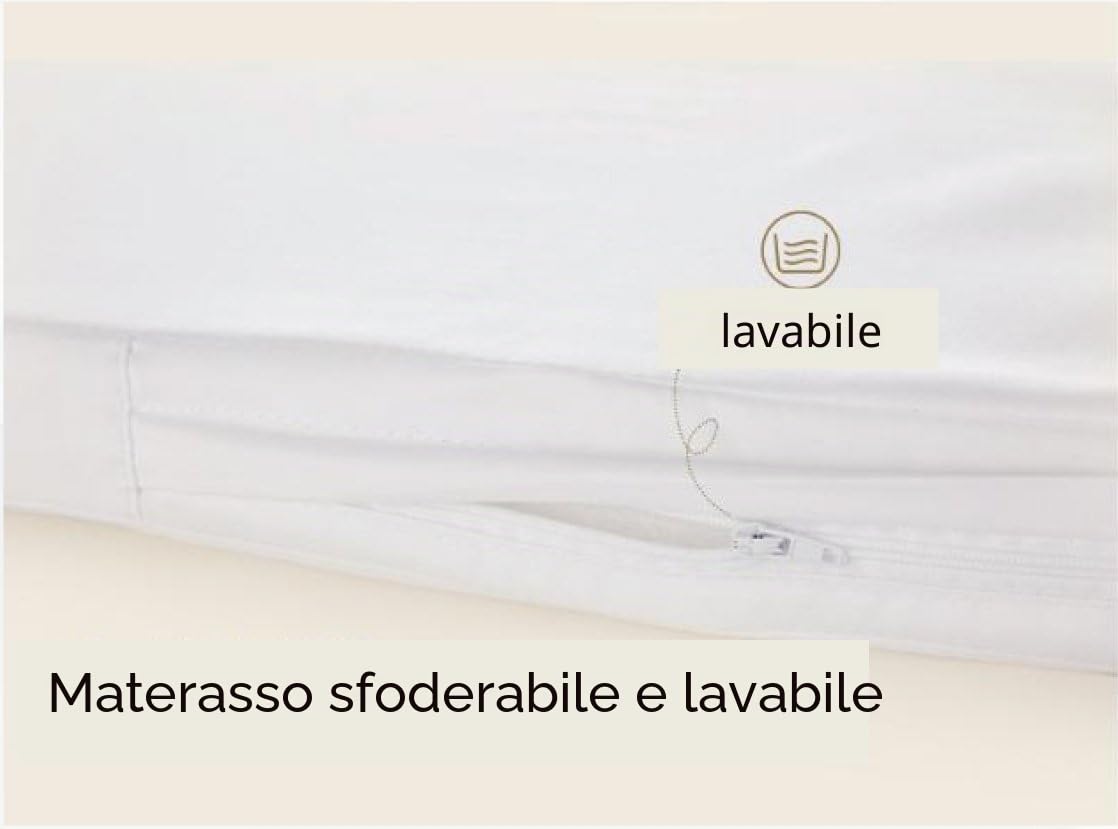 Mini culla Co-sleeping Star Ibaby – Regolabile in diverse altezze, reclinabile – Materasso incluso, colore: grigio