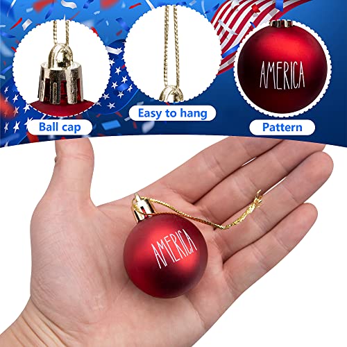 Deloky36pcs4thofjulytreeornamentshangingballs157memorialdayornamentsletterballsredwhitebluepatrioticornamentsforindependencedayveteransdayholidaypartydecoration Urban Country Home Decor Deloky 36 pcs 4th of july tree ornaments hanging balls 157 memorial day ornaments letter balls red white blue patriotic ornaments for independence day veterans day holiday party decoration urban country home decor
