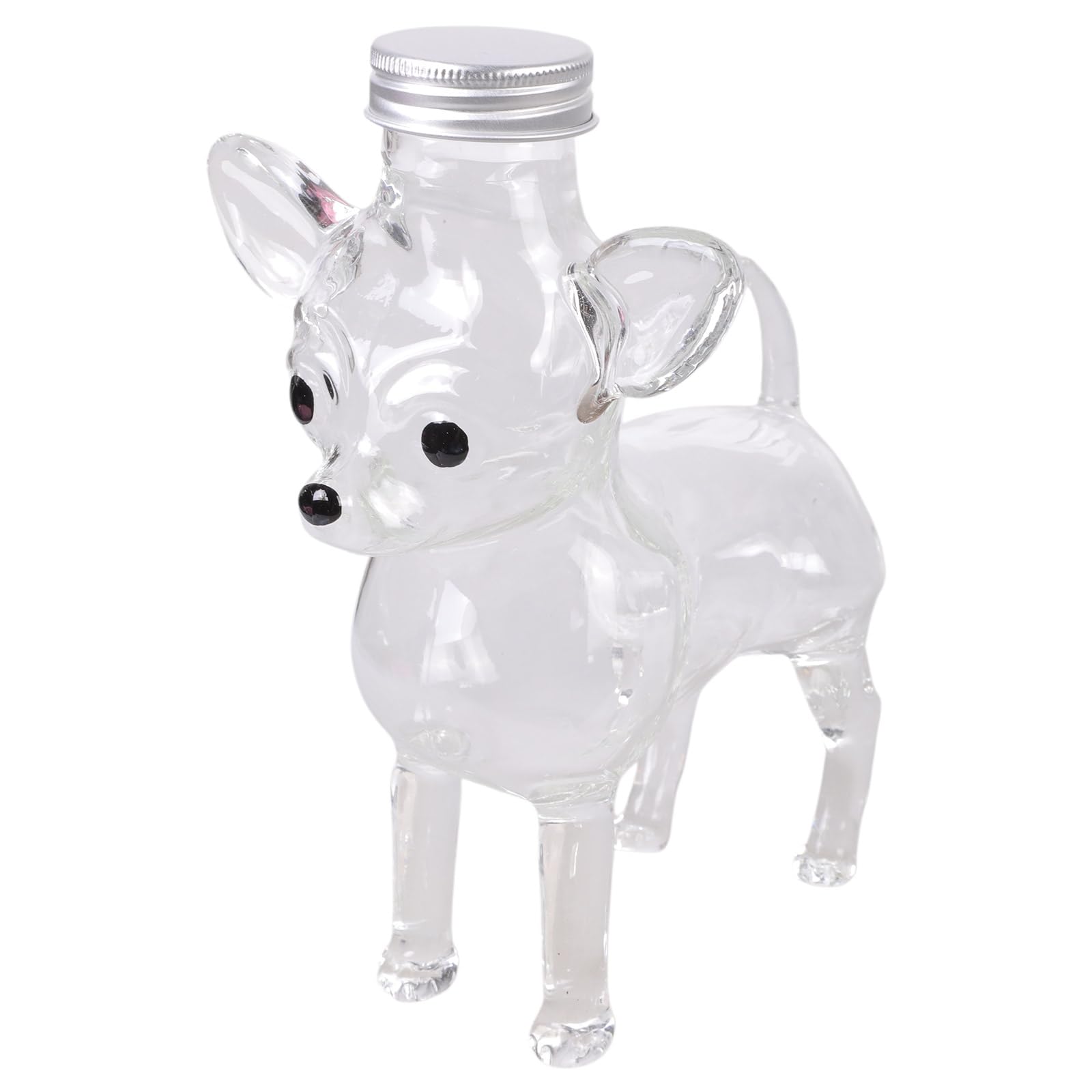HDOYTXXM Glass Treat Container Leakproof Can Candy Jar for Pet Snacks Countertops Organizers Dog Themed Housewarming Gift Dog Treat Storage Container