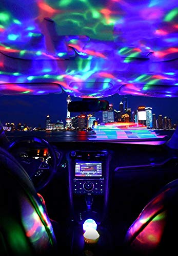 Luz interior del coche Recargable LED lámpara de ambiente reacondicionamiento automotriz vehículo...