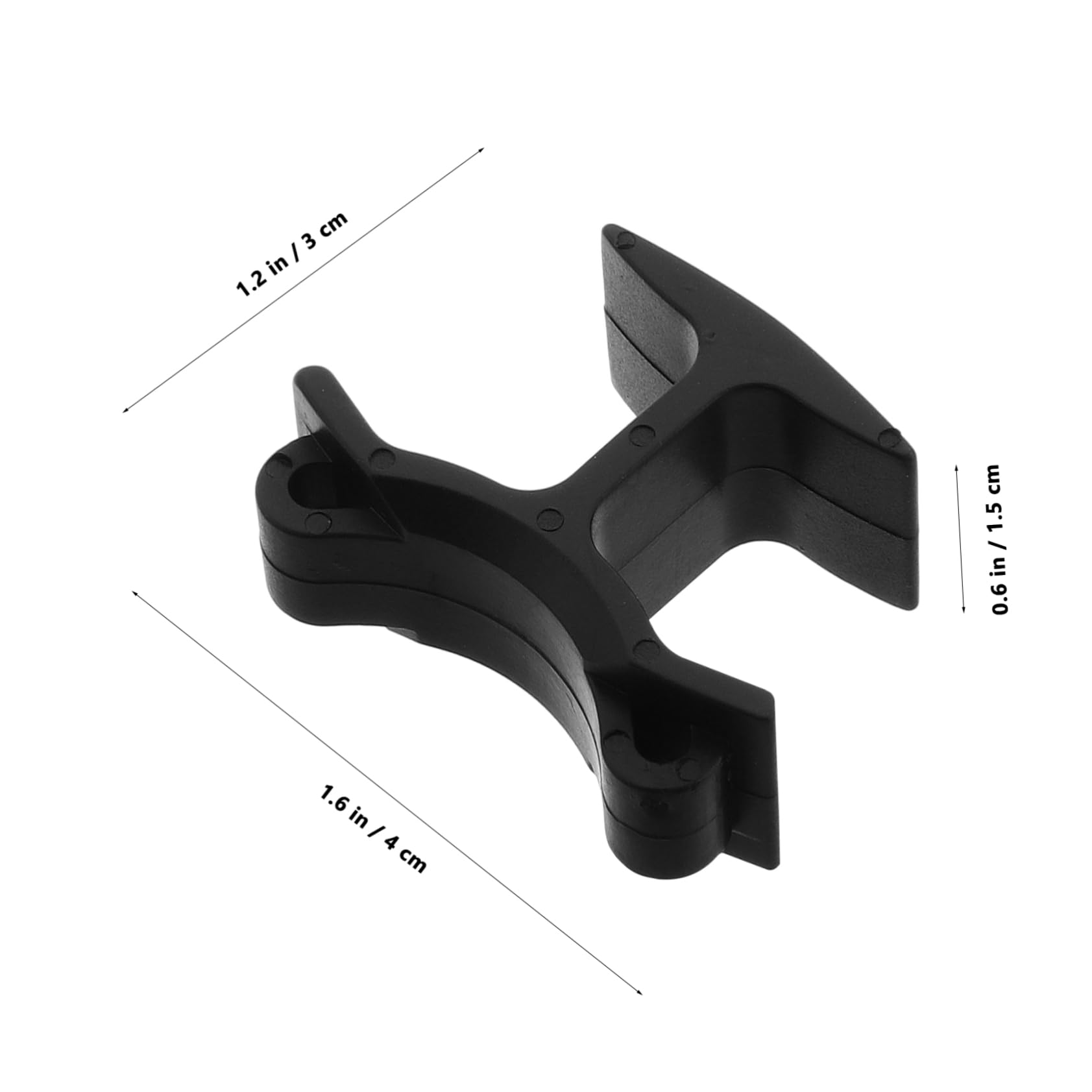 2Pcs Whistle Finger Clips Portable PVC Holders for Sports Secure Grip for Outdoor Activities Training Finger Loops for Whistle Attachment