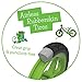 Chillafish Bmxie² Lightweight Balance Bike with Integrated Footrest and Footbrake for Kids Ages 2 to 5 Years, 12-inch Airless Rubberskin Tires, Adjustable Seat Without Tools, Lime