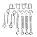 Produktbild DyNamic 12Pcs Edelstahl Sonne Sail Shade Garden Canopy Fixing Fittings Hardware Zubehör Kit