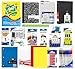 OMURA Learning | Primary School Kit | Back to School Supply Box for Grades K-2 | All-in-One Student Essentials Set | Composition Book Ruler | Ideal School Supplies Gift (Elementary)