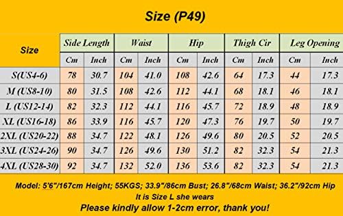 YESNO Women Loose Fit Denim Dungarees Casual Printed Baggy Jumpsuit Distressed Long Wide Leg Overalls Jeans Pants Trousers P60UK