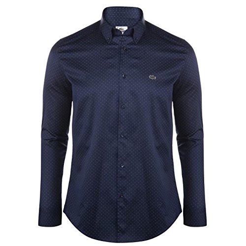 lacoste Uomini Lacoste - Camicia da Cerimonia - Uomo Blu 42