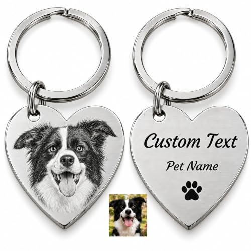 Personalized Pet Photo Keychain