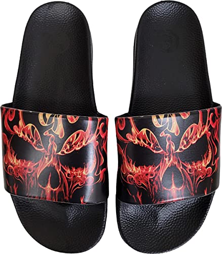 Spiral - Skull Blast - Slides - Athletic Sandals - L