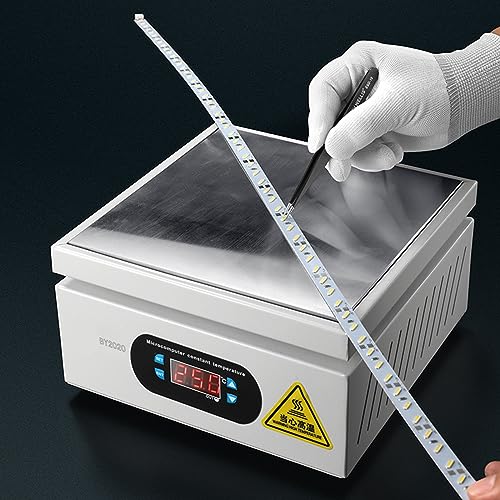 OWNERSTYLE 0-400? Heating Table,Electronic Hot Plate Preheating Station,Rework Station,Constant Temperature Heating Plate for Mainboard warm-up, component removal, experimentation,etc (BY1515)