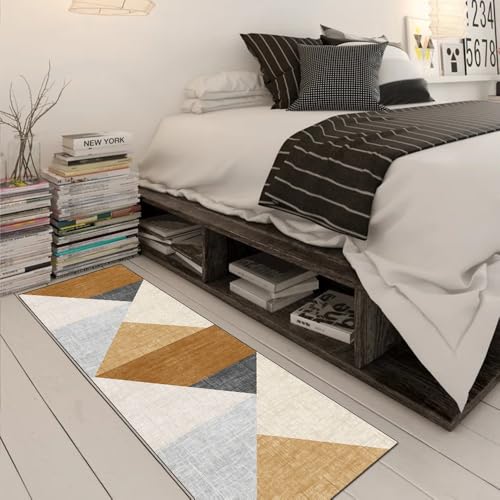 Alfombra antideslizante de pasillo naranja 40x300 cm para evitar resbalones 3
