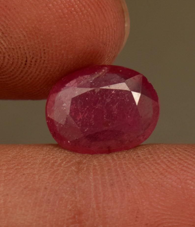 Rubis naturel pierre précieuse en vrac pour fabrication bijoux collier bague