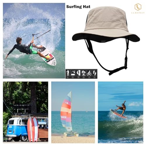 Sombrero Bucket de Surf Impermeable UPF50+ para Playa miniatura 6
