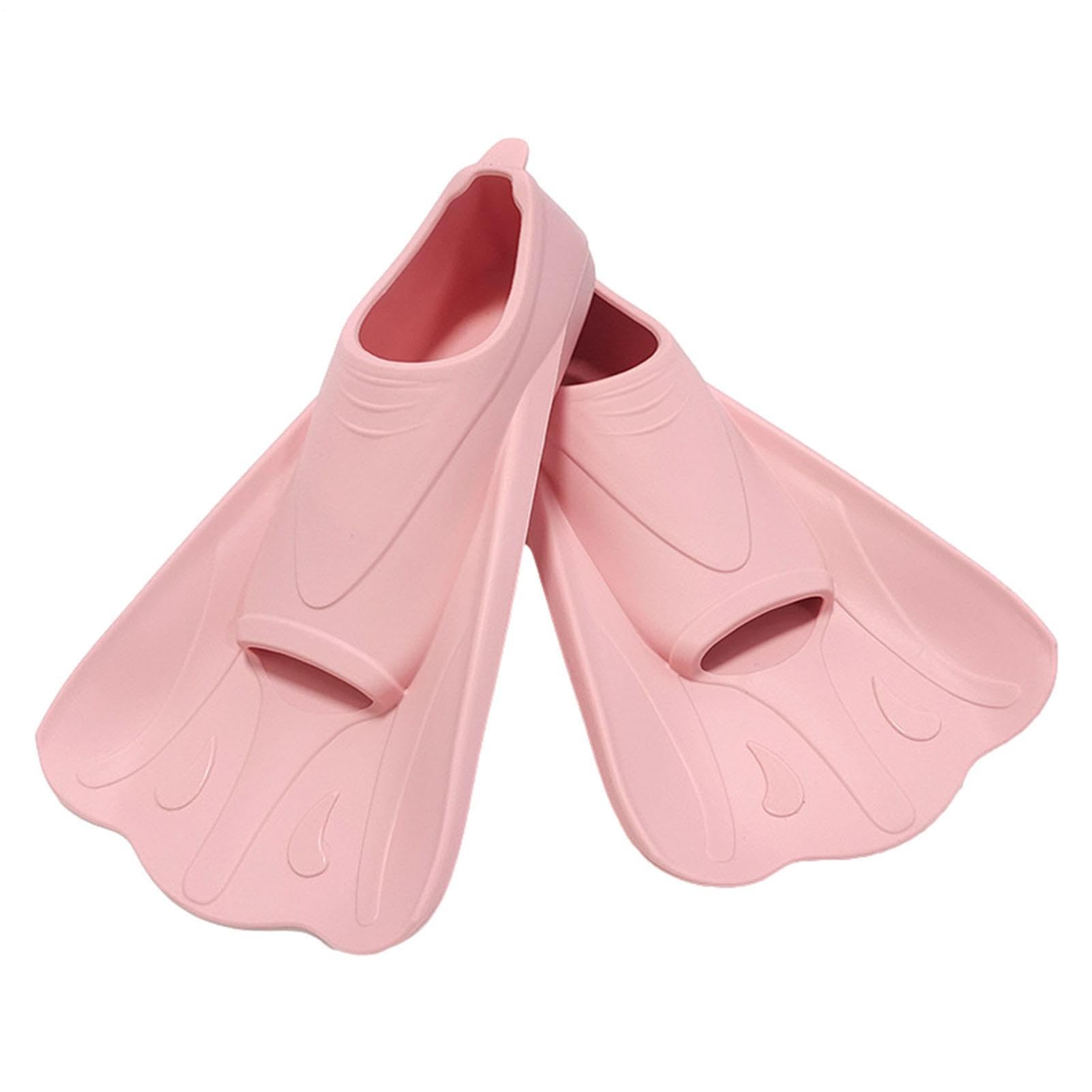 Schwimmflossen Kinder | Professionelle Kurze Flossen zum Tauchen Schnorcheln - Kinder Schwimmtraining für Jungen, Mädchen, Anfänger