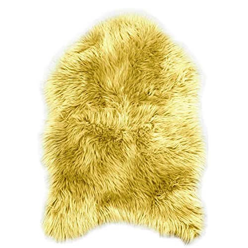 Teppich Wölkchen Schaffell Lammfell Imitat Fellteppich Kunstfell Teppich | Flauschiger Teppich,...