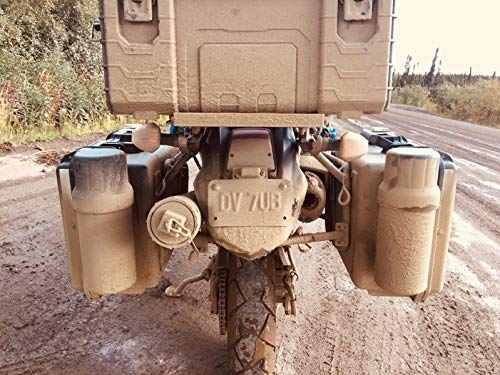 kemimoto Motorcycle Tool Tube Kit, 110MM Diameter Waterproof Motorcycle Storage Canister with Mounting Ties Universal Compatible for BMW R1200GS R1250GS F850GS F800GS Honda Yamaha Kawasaki - Thumbnail 7