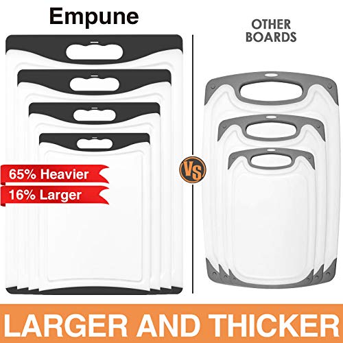 image for Extra Large Cutting Boards, Plastic Cutting Boards for Kitchen (Set of