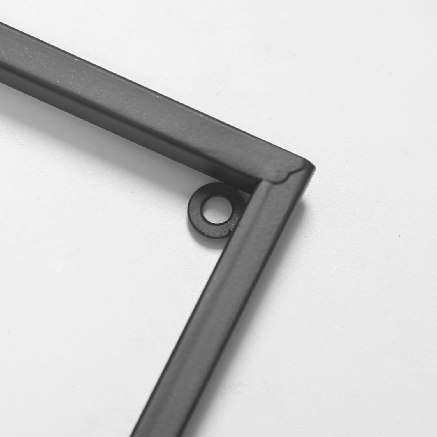 Modern Metal Wall Sculpture, 22"W 34"H Silver Flowers Abstract Art Wall Decoration with Frame, 3D Large Modern Metal Wall Hanging Decor for Home, Office, Hotel, Silver/Black