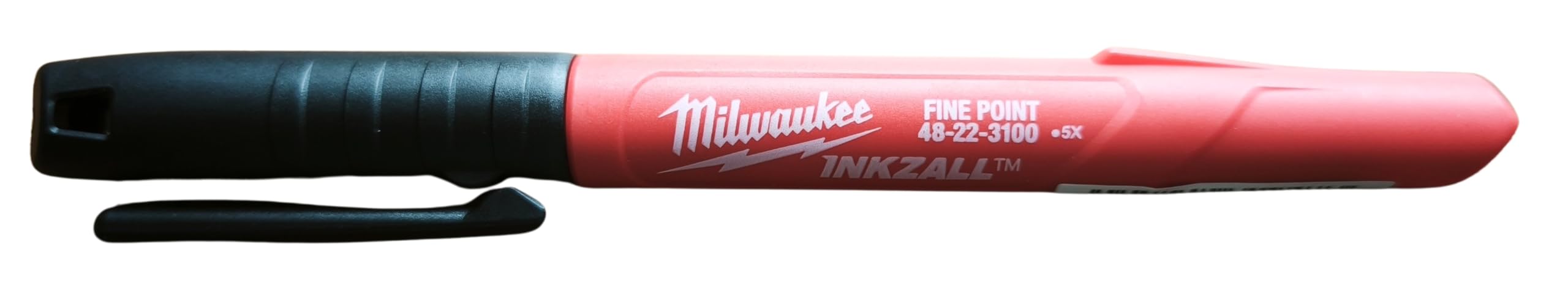Milwaukee Inkzall Jobsite 48-22-3100 - Pennarelli permanenti, 12 pezzi, colore: Nero