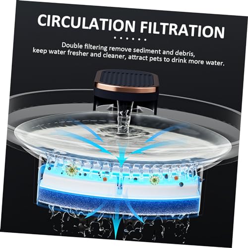 Fuente eléctrica automática para mascotas, azul oscuro miniatura 7