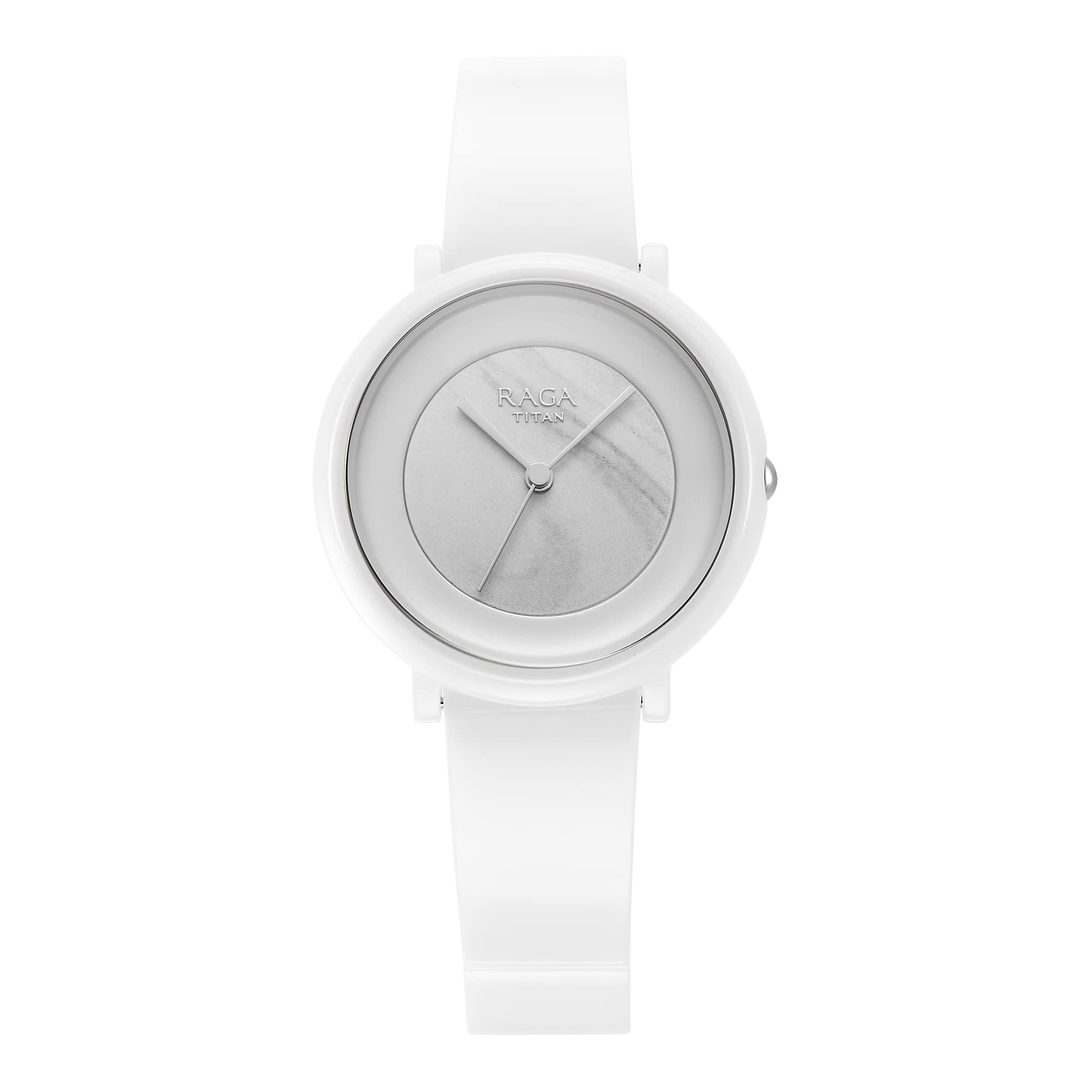 Titan Analog White Dial Womens Watch-95145KC01 (B0BQRDW691) Amazon Price History, Amazon Price Tracker