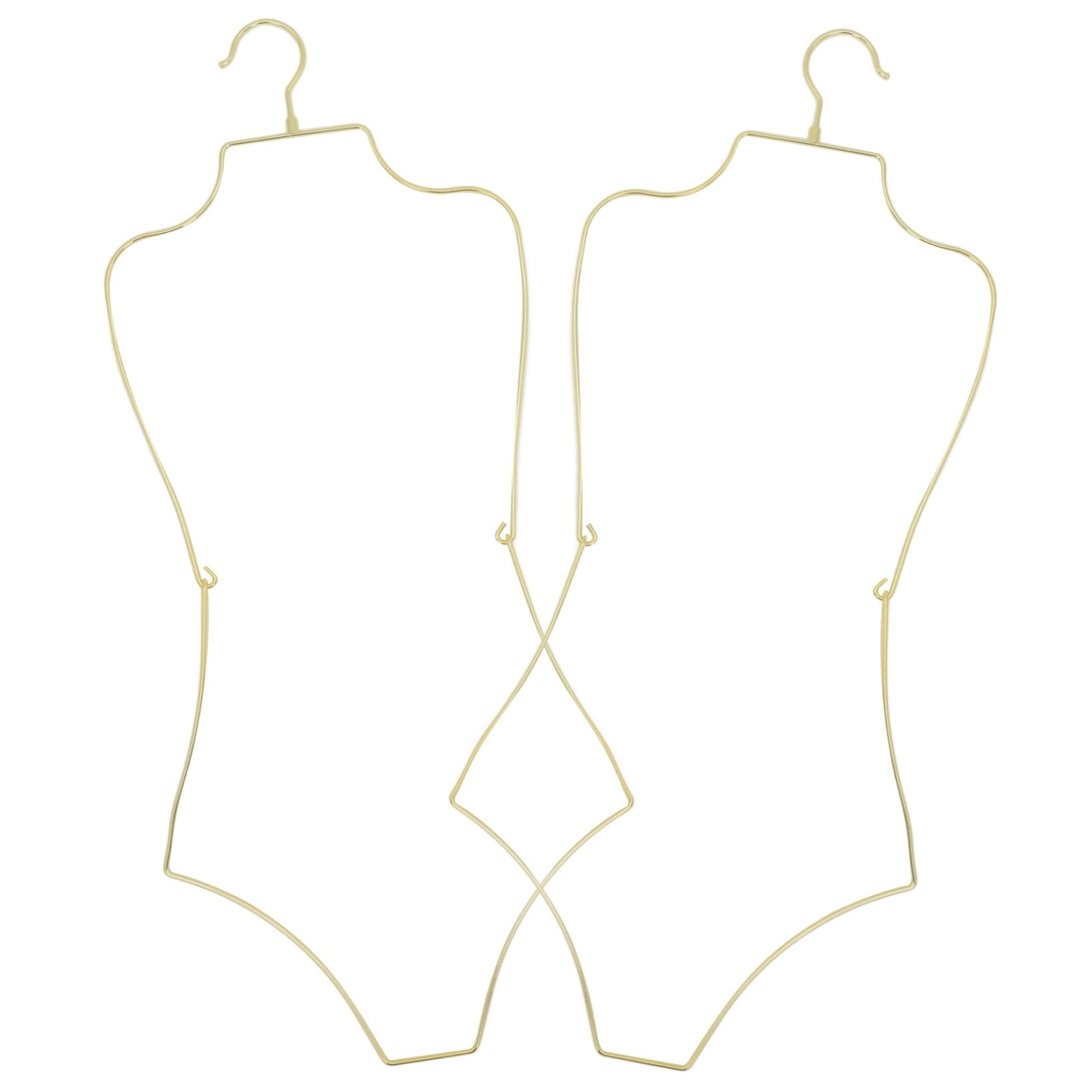 Porta Grucce Salvaspazio per Costumi da Bagno e Bikini, Grucce Pieghevoli in Lega di Alluminio, 2 Pezzi, Riutilizzabili, per Esporre e Asciugare