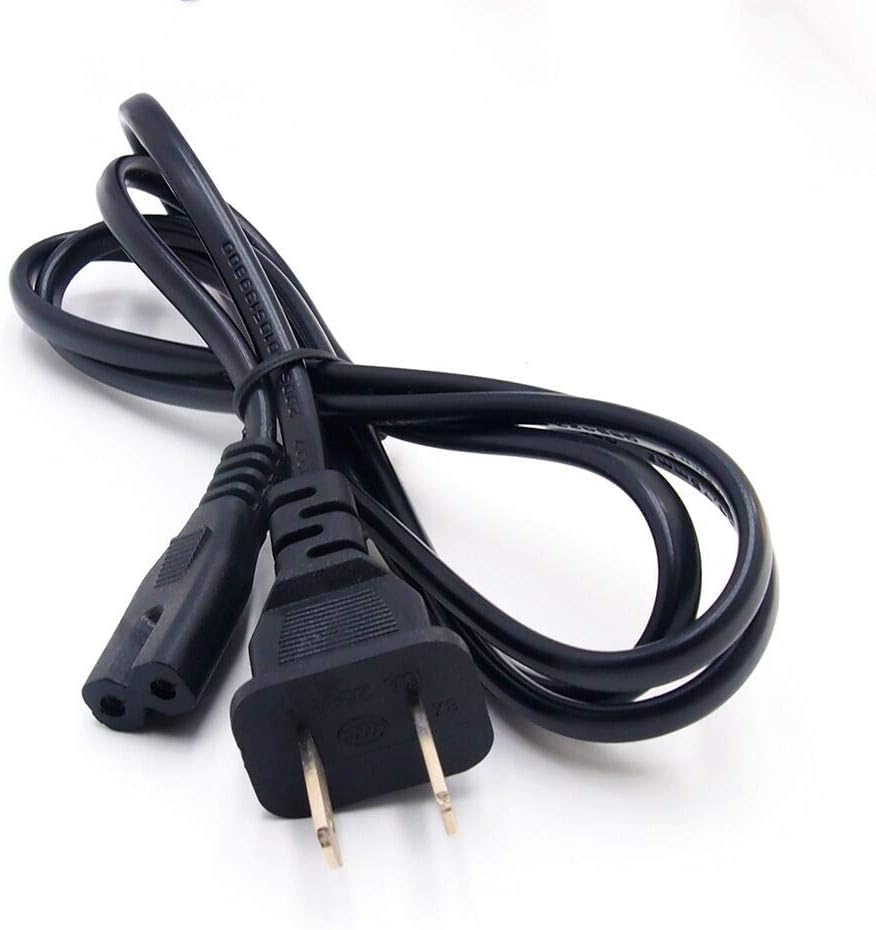 Amazon.com: NTQinParts Replacement 5FT 2Prong AC Power Cord Cable