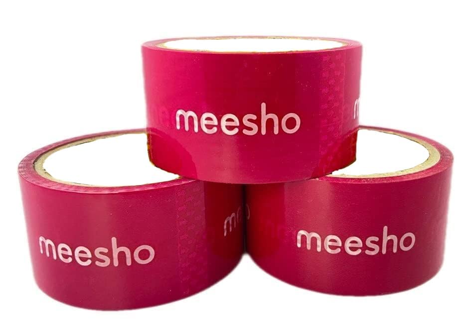 VOIISH Pink Printed Packaging Tape MEESHO Tape, 48mm x42 micron (pack of 8) (B0BJPLXFNT) Amazon Price History, Amazon Price Tracker