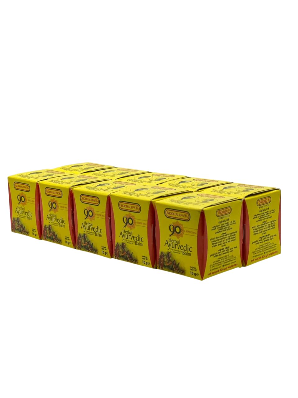 Siddhalepa® Ayurvedic Herbal Balm (10g x 10pcs)