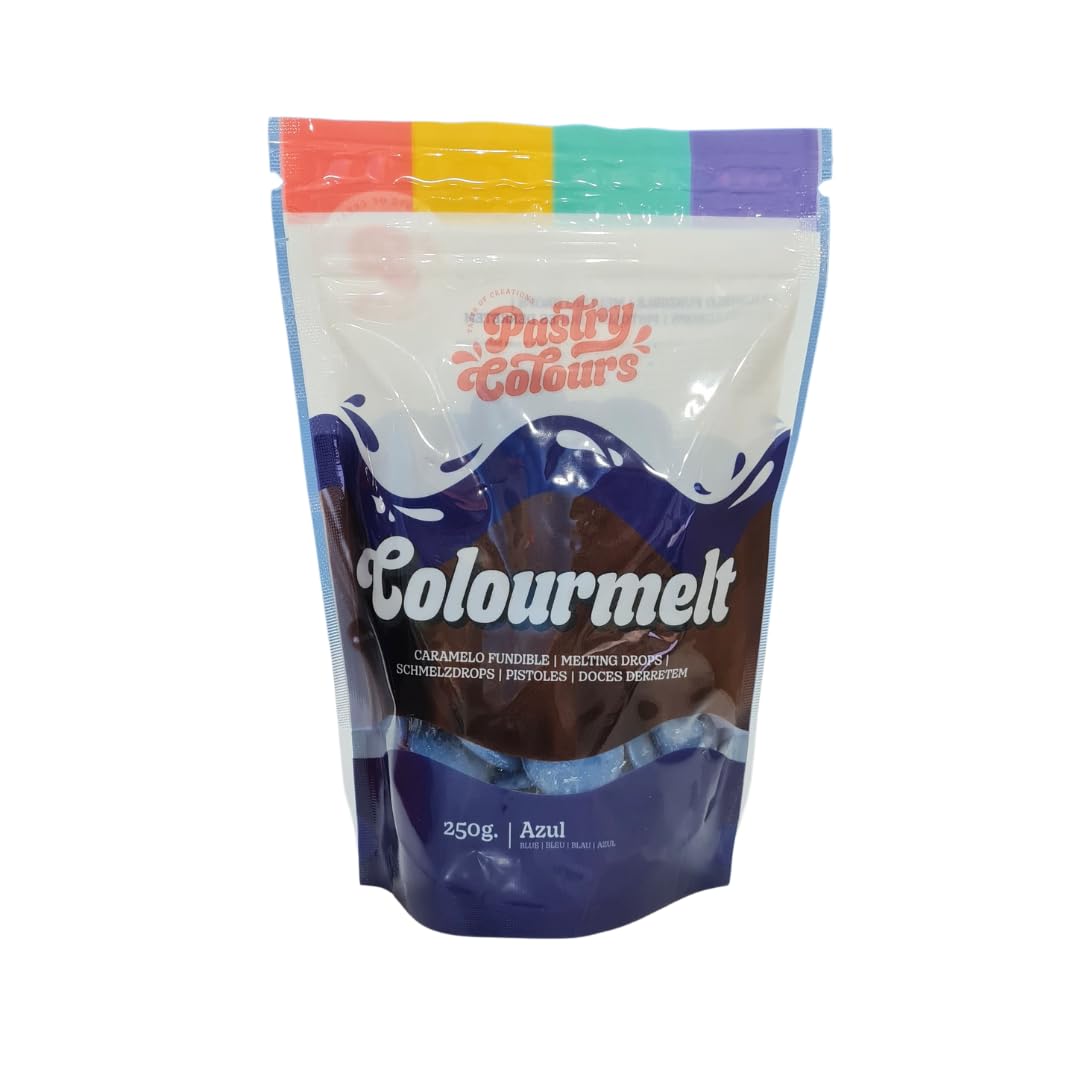 Melts Azúl Chocolate para Fundir Cobertura para Pasteles 250g