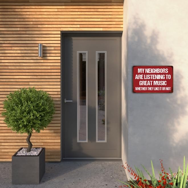 Divertenti cartelli sarcastici in metallo per garage patio segni uomo grotta decorazione bar personalizzato casa latta segno decorazione da parete amanti della musica regali per gli uomini I miei