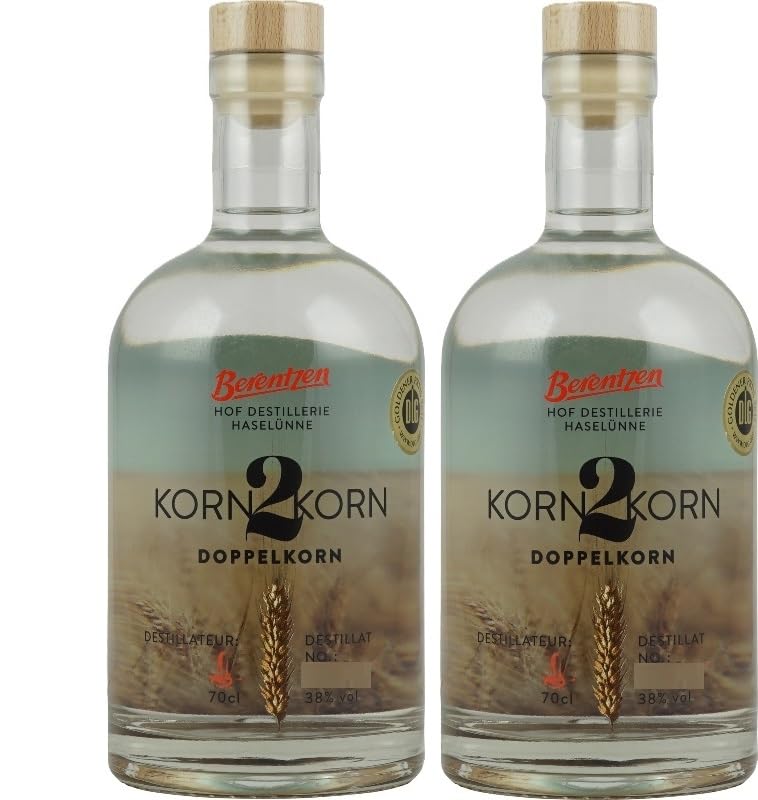 2 Flaschen Korn2Korn 38% Berentzen a 700ml Edition 2018 + Space Keks gratis a 45 g von Onlineshop Bormann