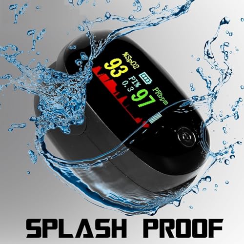 Image of Pulse Oximeter Fingertip, Blood Oxygen Saturation Monitor Fingertip, Blood Oxygen Meter Finger Oximeter Finger with Pulse, O2 Monitor Finger for Oxygen- 12 Month Warranty