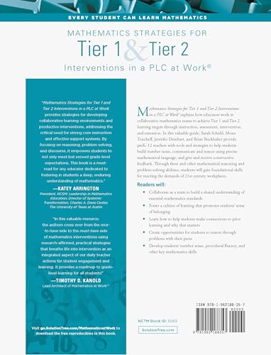 Mathematics Strategies for Tier 1 and Tier 2 Interventions in a PLC at Work(r) (Develop your students' grade-level mathematical reasoning and problem-solving skills.) - Image 2