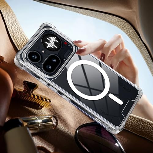 Image of A rtistque Clear Back Cover Case for Nothing Phone 4a Pro 5G | Compatible with Mag-Safe | Premium Cover | Shockproof TPU Bumper | Slim Protective Design | Nothing Phone 4a Pro Back Cover - Transparent