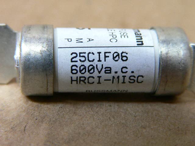 Bussmann 25cif06 Brush Canada Fuse 051712550925.