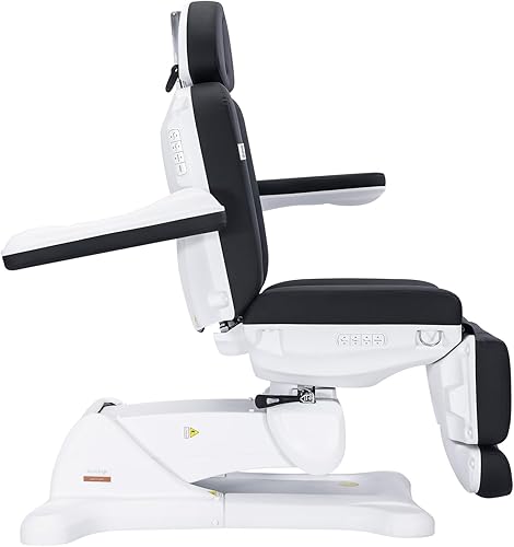 Miniatura 4 de DERMALOGIC Remi - Mesa eléctrica de tratamiento de spa, 4 motores, cama de masaje, función de memoria, altura ajustable, equipo de tatuaje de salón